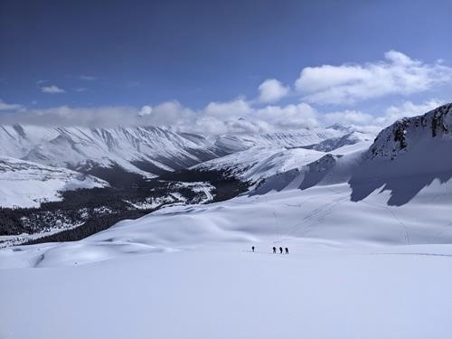 View south from outlier of Hilda Peak