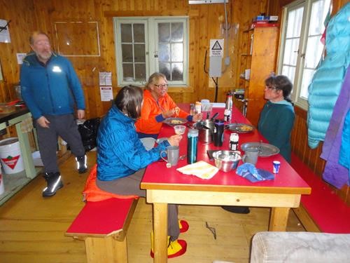 Dinner time at Hilda Hostel