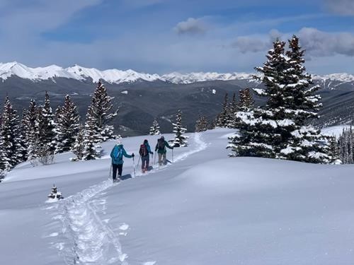 Leaving the summit