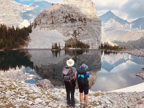 Amazing reflections at the third lake