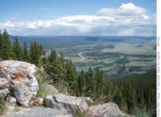 northeast from Pigeon Lookout
