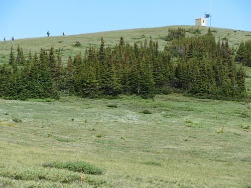 Approaching the southeast summit