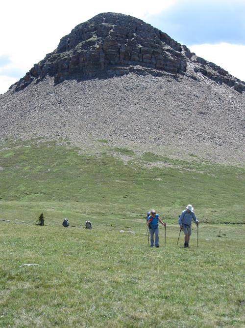 looking back at southeast peak