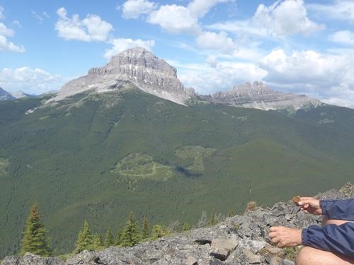 Crowsnest Mountain for the east