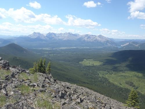 Looking towards Crowsnest Pass