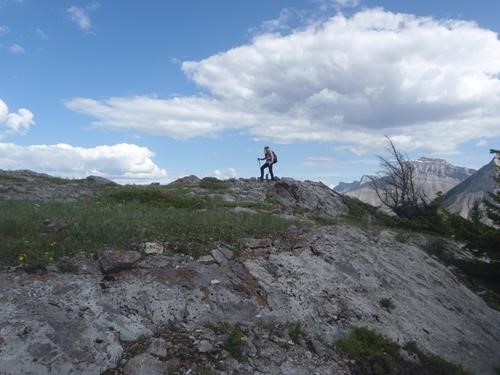 Alda at the end of Whale Mtn.