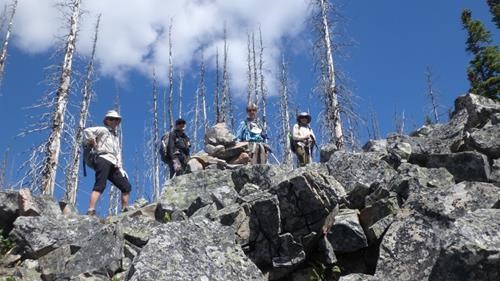 Ladies on the rocks