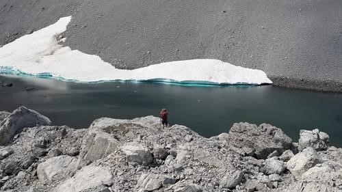 Black Prince lake, also looking lower than usual.