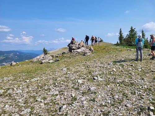 rambling along the ridge