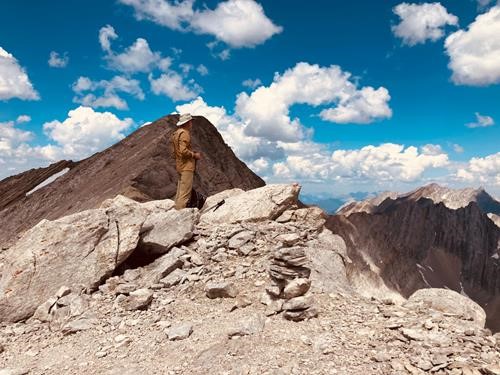 Damian on the false summit