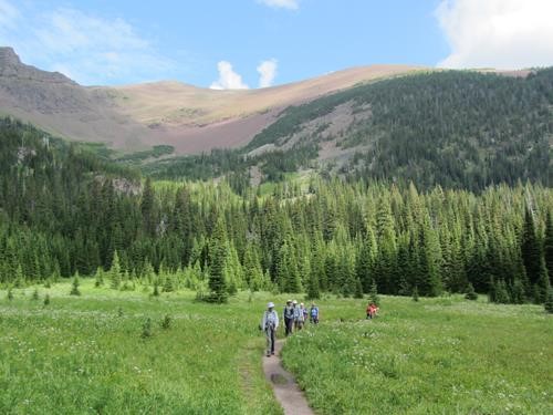Lineham Ridge from the cirque meadow