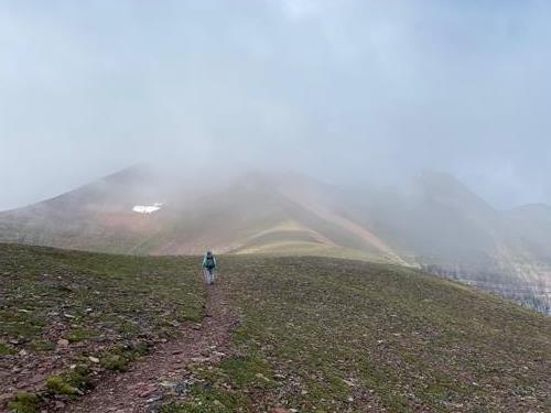 Oh no, the ridge is in mist!