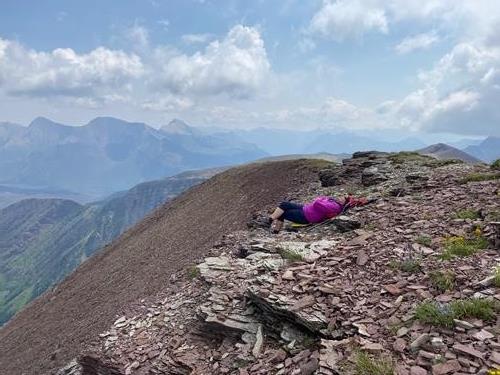 Much better views by lunchtime, plus time for a nap