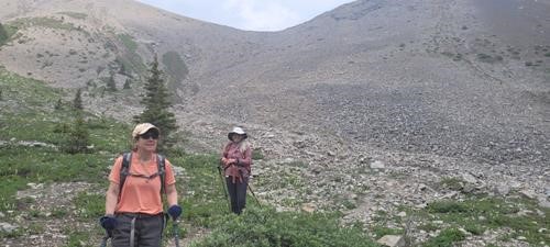 Between North and South Buller Pass