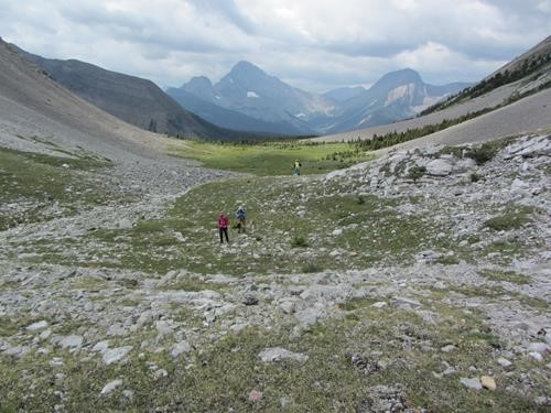 Looking west in the upper Rummel valley