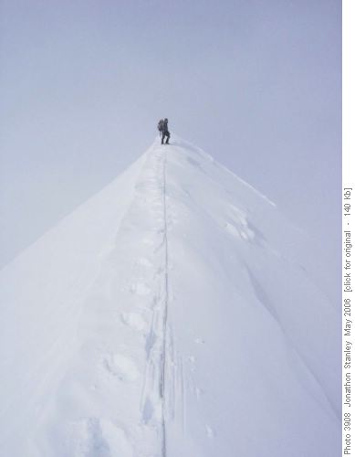 Summit of unamed 3789 m, Alaska