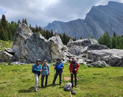 Group by Elephant Rocks