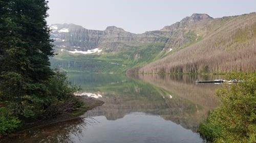A peaceful Cameron Lake