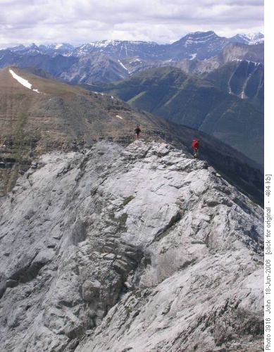 Ridge between GR347503 and Mount McDougall