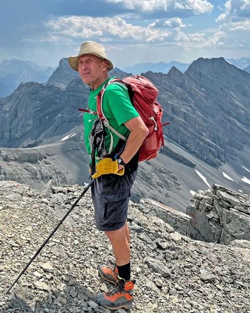 Carl on The Fortress (photo from Dave Perfitt)