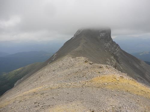 Mt Muir true summit from the lower west summit