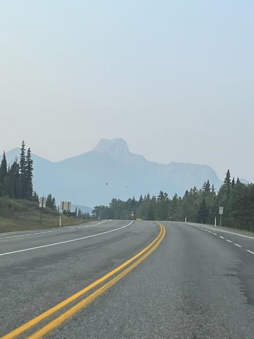 Wedge - a prominent peak on Hwy 40 South
