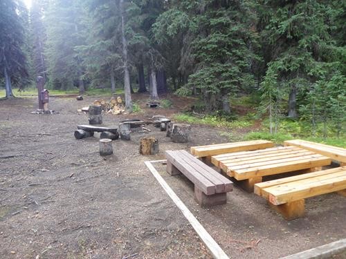 Top of the World Provincial Park BC: Coyote Creek Campgound 