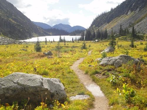 Kokanee Lake in Kokanee Glacier Provincial Park, BC