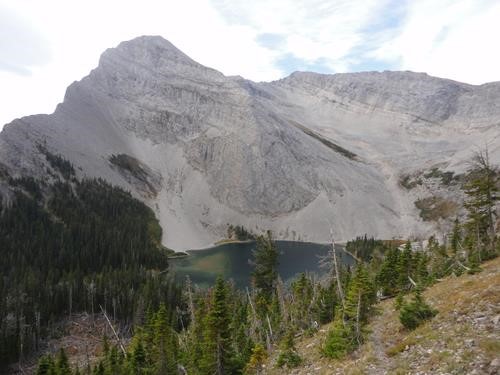 Window Mountain Lake and Mt Ward on the GDT High Rock Trail