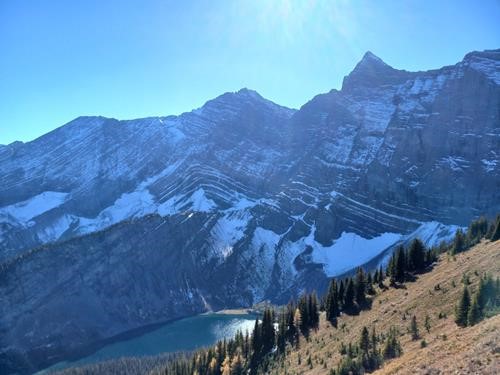 A birdseye view of Rawson lake 