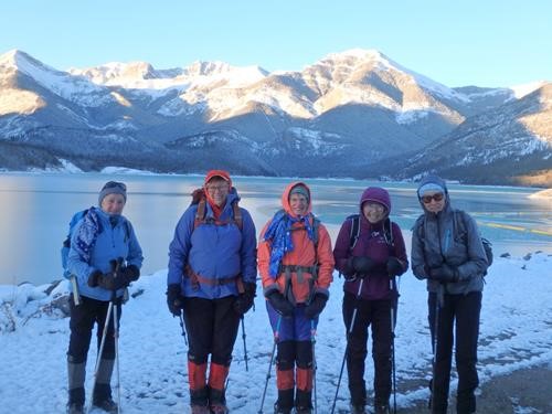Chilly, windy start at Barrier Lake
