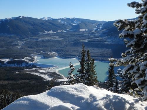 Dam on Barrier Lake