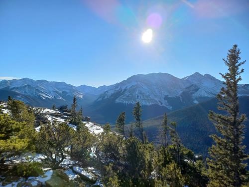 Views south to Junction creek valley 