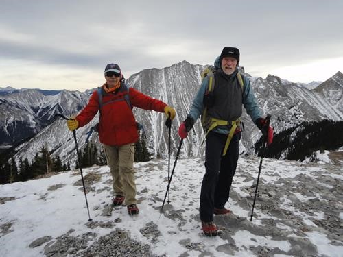 Ramblers on Heart Mtn in December 2023