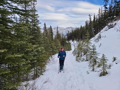 {Teresa at the Gypsum Mine Road