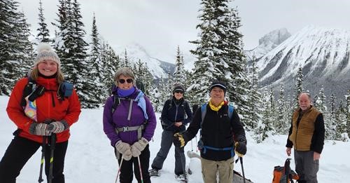 Group at 1st viewpoint on ascent