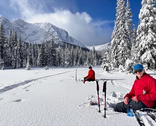 Lunch stop on Elk Meadows
