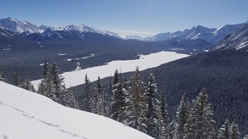 Looking south from Gypsum Ridge