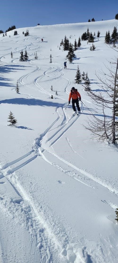 Descent from Burstall Pass