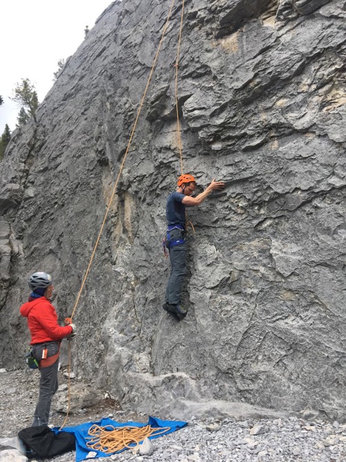 {2201 se la} carefully ascending a polished 5.9
