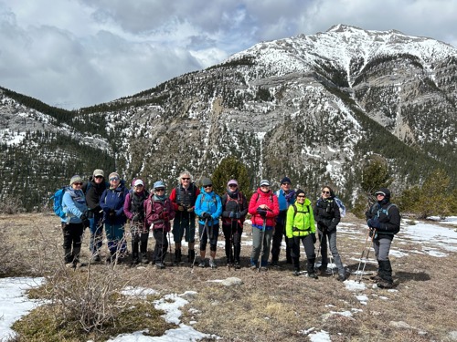 2nd group photo just below Gunnery Ridge. 