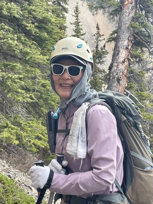 Jack found these on the trail, but we all agreed they suited Sim much better so he gifted them to her