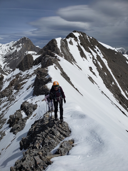 Momentary sadness, accepting that we won't celebrate on the summit.