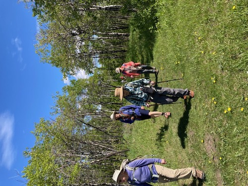 David, Mo, Sarah Darlene arriving at first veiwpoint