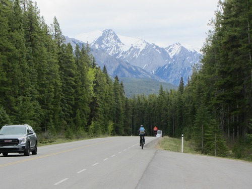 heading back to Banff