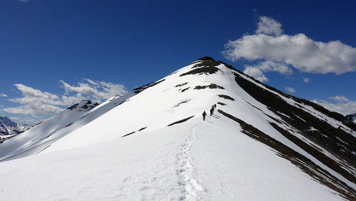 Heading to the summit