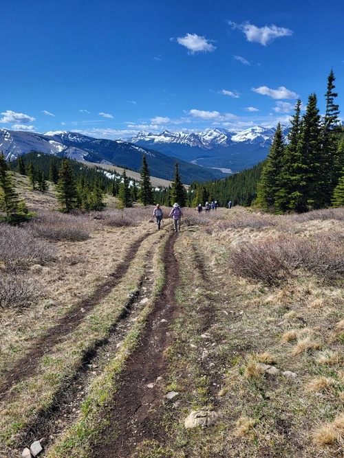 A beautiful day to be out in the hills