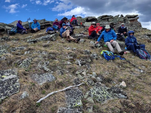 Settled in for lunch