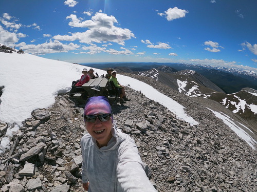 The obligatory picnic table shot