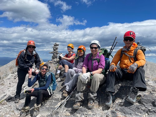 On the summit of the West Peak. Mission accomplished!